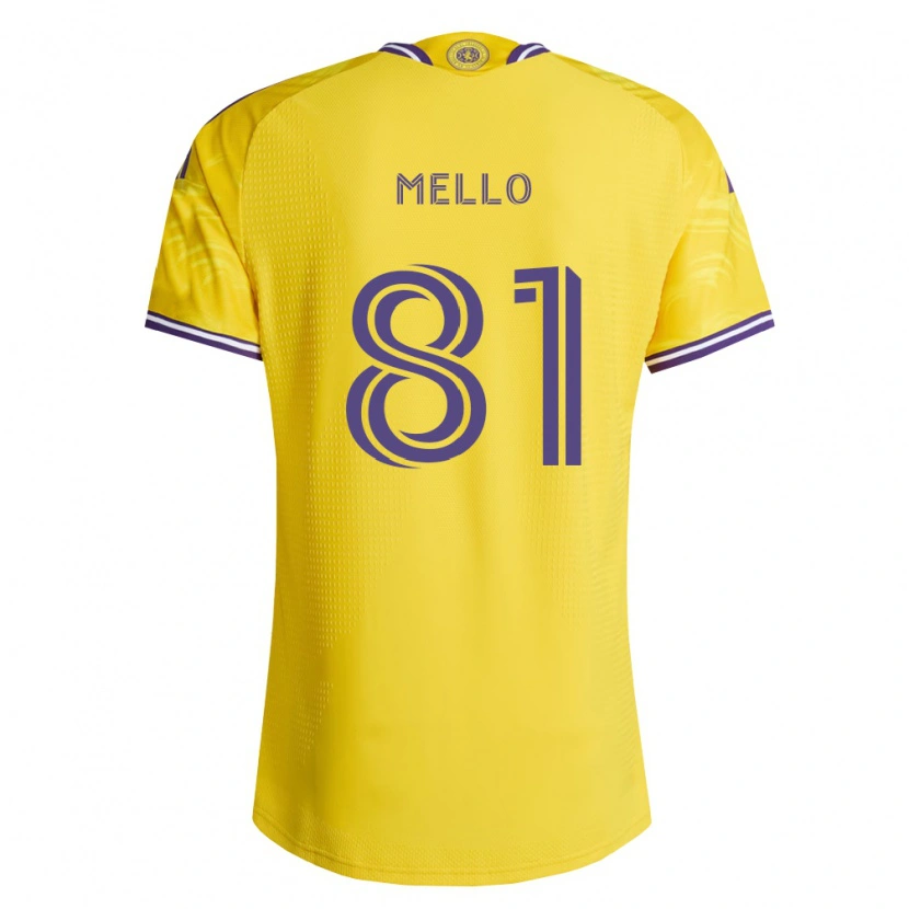 Danxen Niño Camiseta Murillo Mello #81 Amarillo Morado 2ª Equipación 2026/27 La Camisa