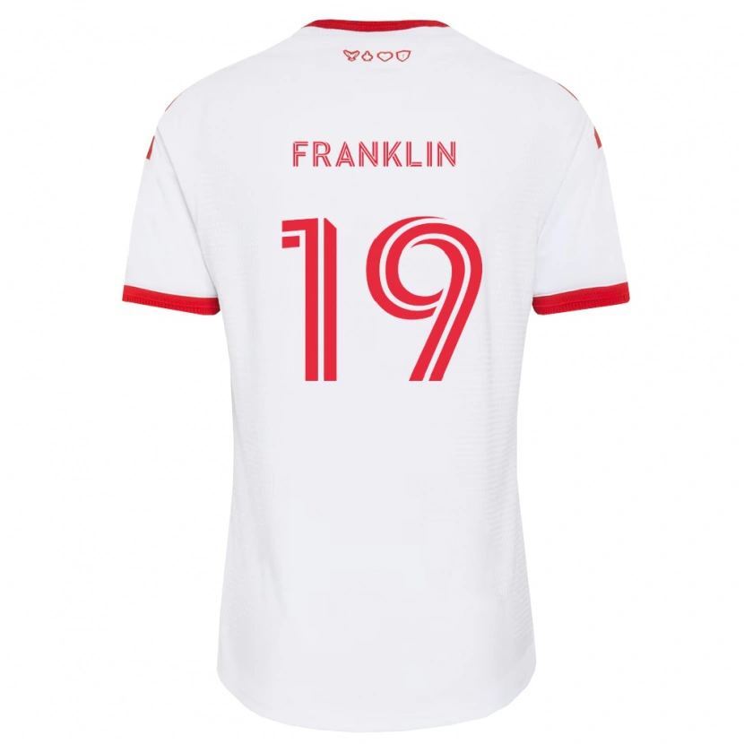 Danxen Niño Camiseta Kobe Franklin #19 Blanco Rojo Negro 2ª Equipación 2026/27 La Camisa