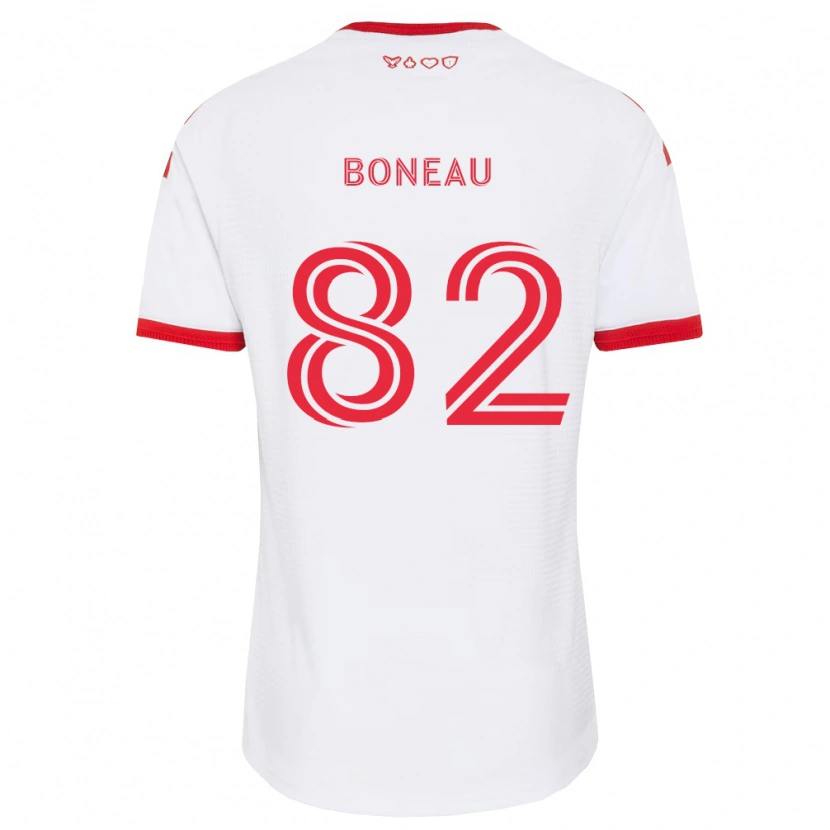 Danxen Niño Camiseta Bryce Boneau #82 Blanco Rojo Negro 2ª Equipación 2026/27 La Camisa