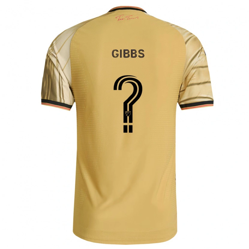 Danxen Niño Camiseta Ryley Gibbs #0 Marrón Amarillo Negro 2ª Equipación 2026/27 La Camisa