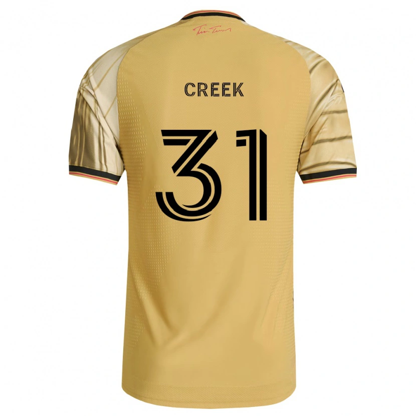 Danxen Niño Camiseta Michael Creek #31 Marrón Amarillo Negro 2ª Equipación 2026/27 La Camisa