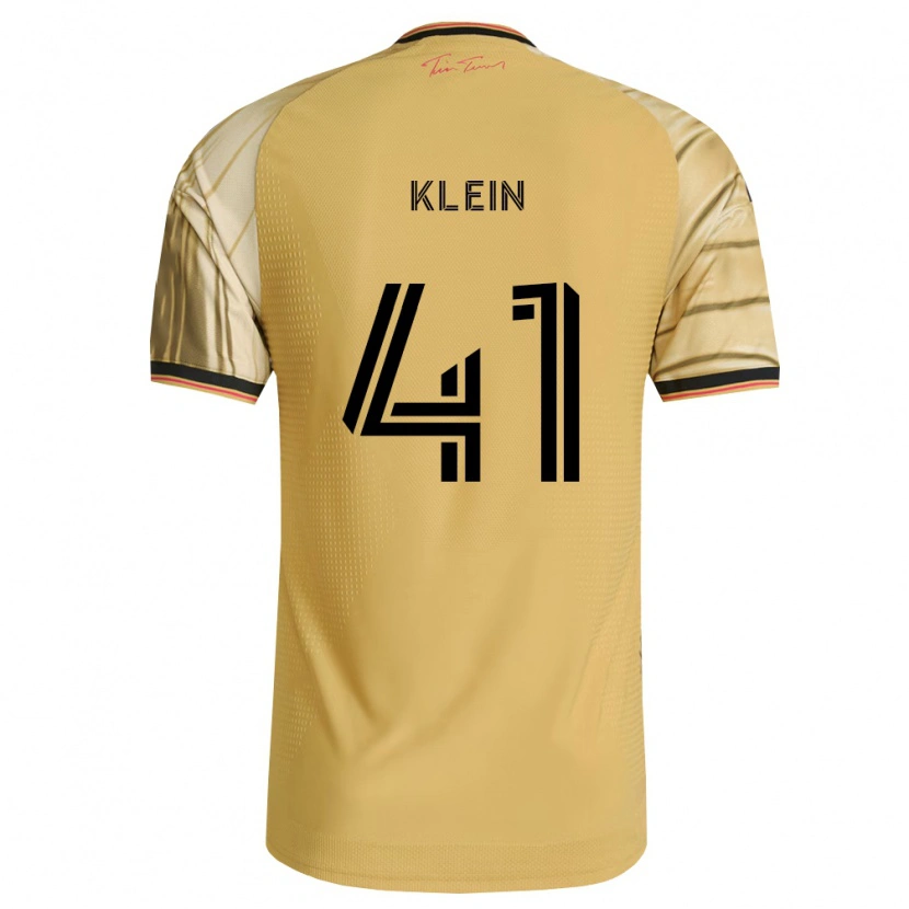 Danxen Niño Camiseta Johnny Klein #41 Marrón Amarillo Negro 2ª Equipación 2026/27 La Camisa