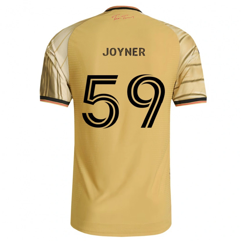 Danxen Niño Camiseta Mykhi Joyner #59 Marrón Amarillo Negro 2ª Equipación 2026/27 La Camisa