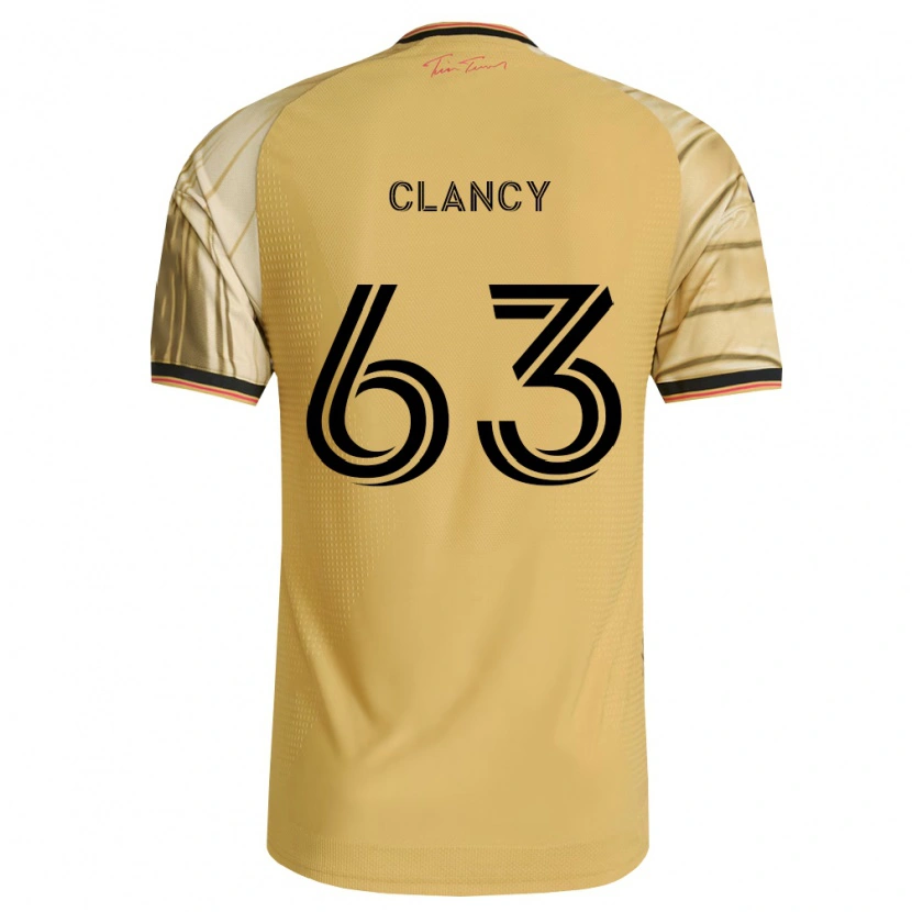 Danxen Niño Camiseta Trip Clancy #63 Marrón Amarillo Negro 2ª Equipación 2026/27 La Camisa