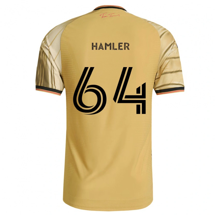 Danxen Niño Camiseta Cobe Hamler #64 Marrón Amarillo Negro 2ª Equipación 2026/27 La Camisa