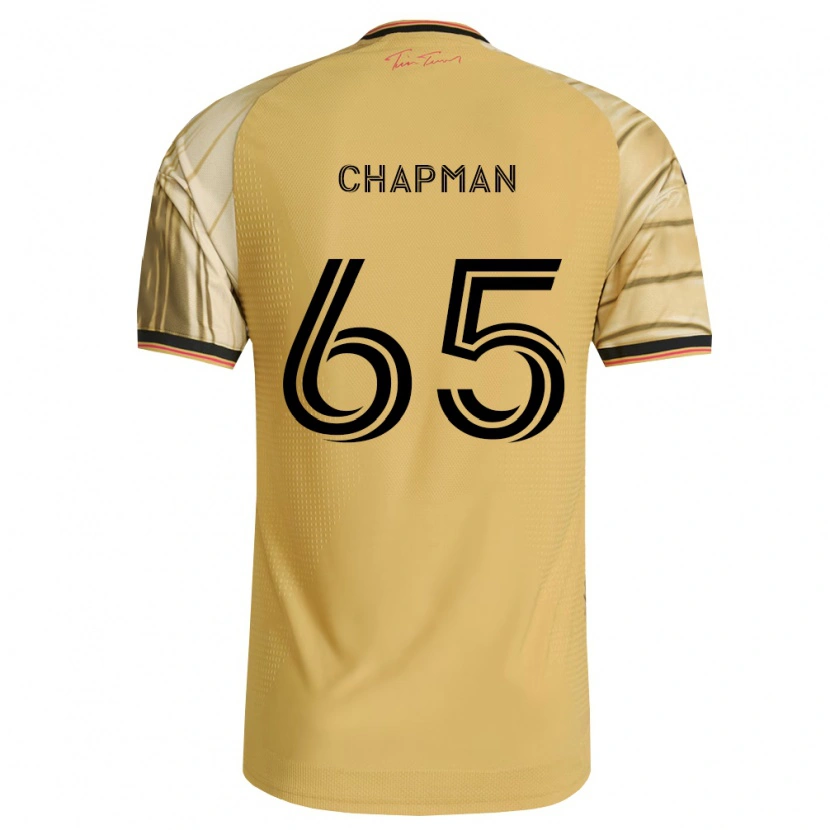 Danxen Niño Camiseta Owen Chapman #65 Marrón Amarillo Negro 2ª Equipación 2026/27 La Camisa
