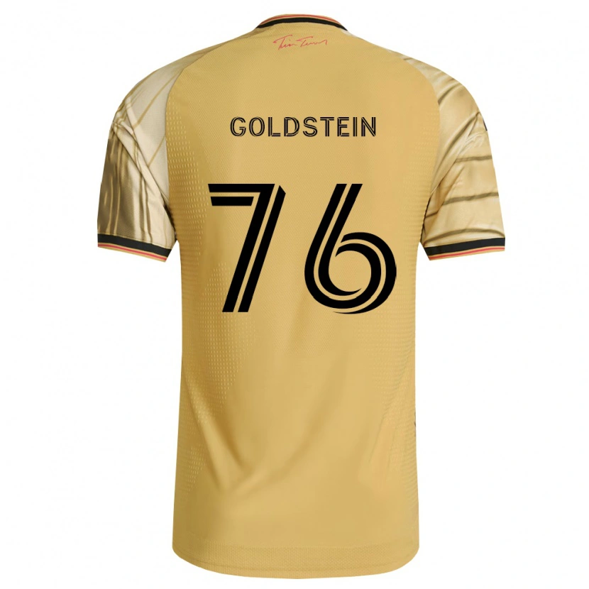 Danxen Niño Camiseta Sam Goldstein #76 Marrón Amarillo Negro 2ª Equipación 2026/27 La Camisa