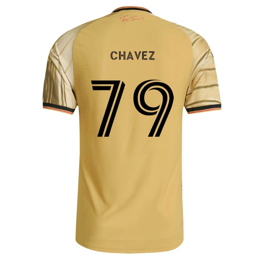 Danxen Niño Camiseta Emiliano Chavez #79 Marrón Amarillo Negro 2ª Equipación 2026/27 La Camisa