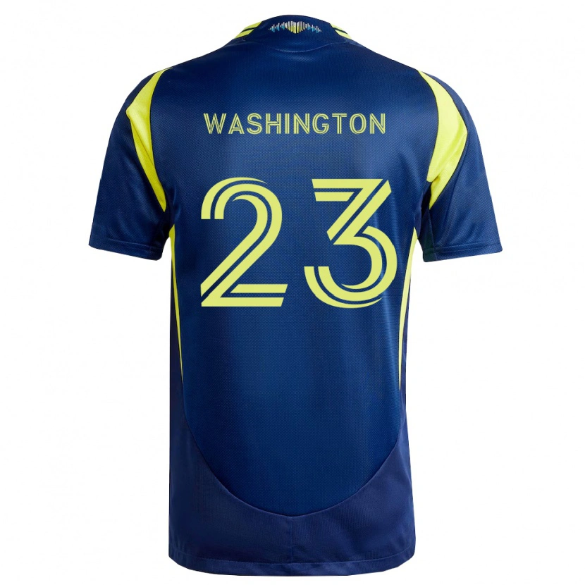 Danxen Niño Camiseta Taylor Washington #23 Amarillo Azul Marino 2ª Equipación 2026/27 La Camisa