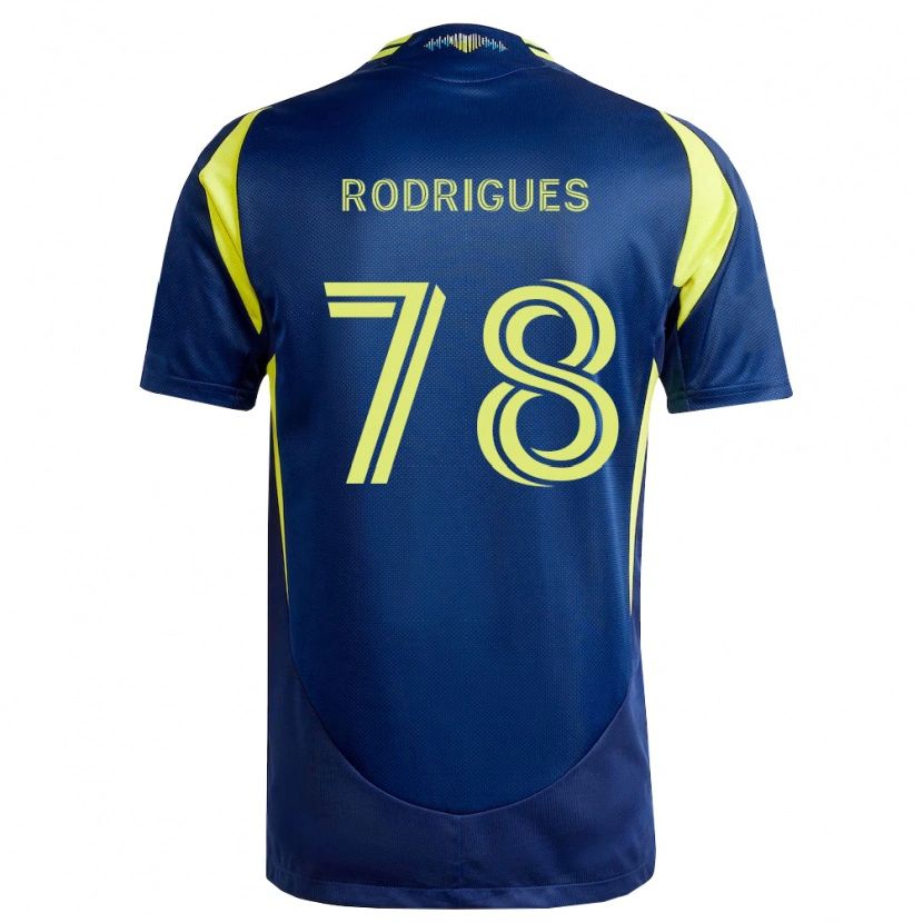 Danxen Niño Camiseta Giuliano Rodrigues #78 Amarillo Azul Marino 2ª Equipación 2026/27 La Camisa