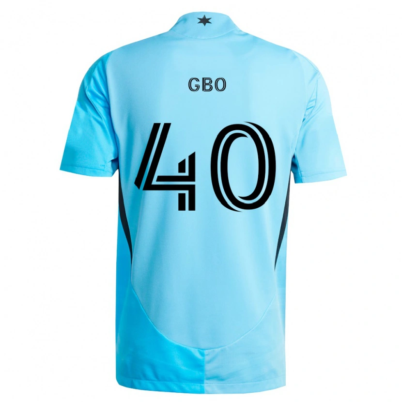 Danxen Niño Camiseta Cedrik Gbo #40 Azul Claro Negro 2ª Equipación 2026/27 La Camisa