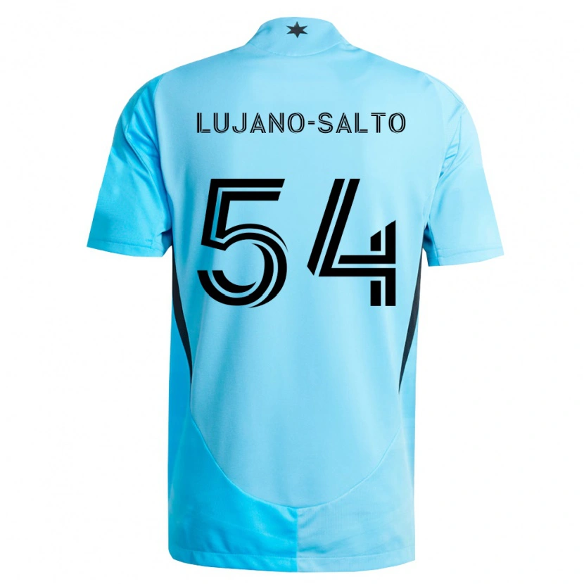 Danxen Niño Camiseta Ramon Lujano-Salto #54 Azul Claro Negro 2ª Equipación 2026/27 La Camisa
