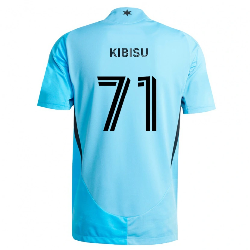 Danxen Niño Camiseta Jabari Kibisu #71 Azul Claro Negro 2ª Equipación 2026/27 La Camisa