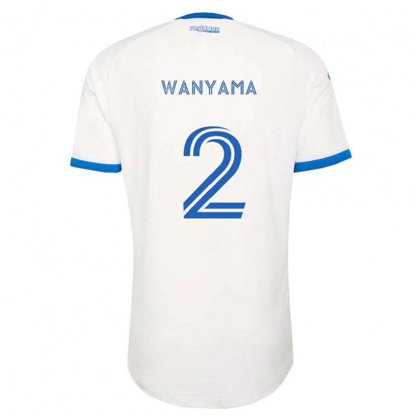 Danxen Niño Camiseta Victor Wanyama #2 Azul Cielo Blanco 2ª Equipación 2026/27 La Camisa