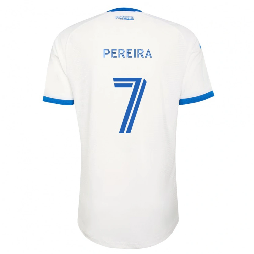 Danxen Niño Camiseta Daniel Pereira #7 Azul Cielo Blanco 2ª Equipación 2026/27 La Camisa
