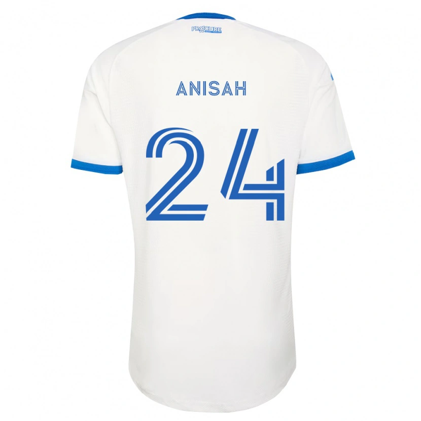 Danxen Niño Camiseta Yusuf Anisah #24 Azul Cielo Blanco 2ª Equipación 2026/27 La Camisa