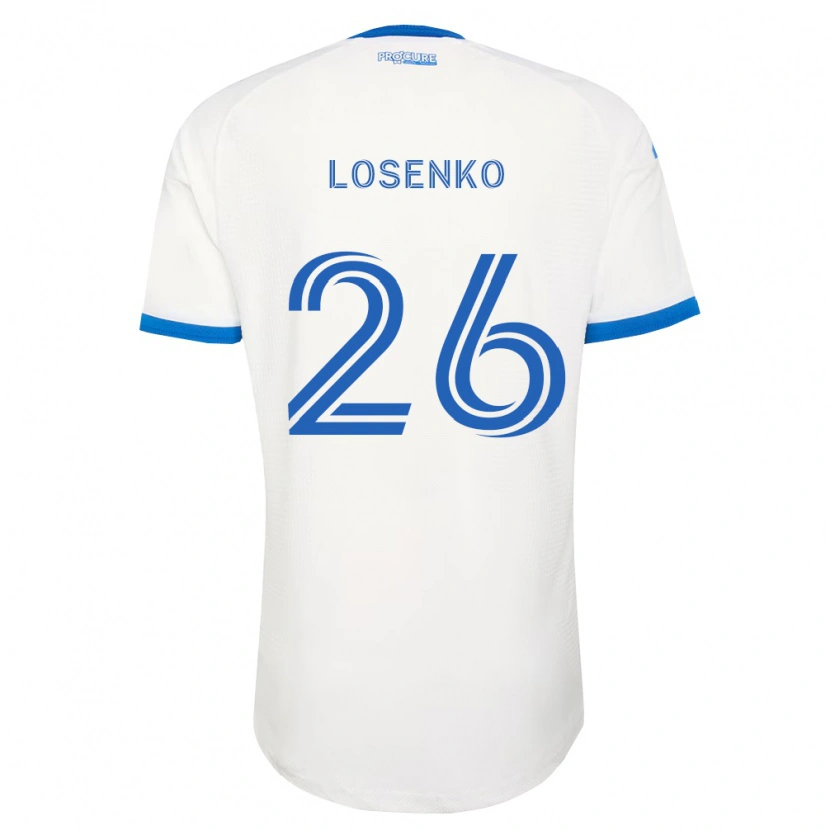 Danxen Niño Camiseta Ivan Losenko #26 Azul Cielo Blanco 2ª Equipación 2026/27 La Camisa