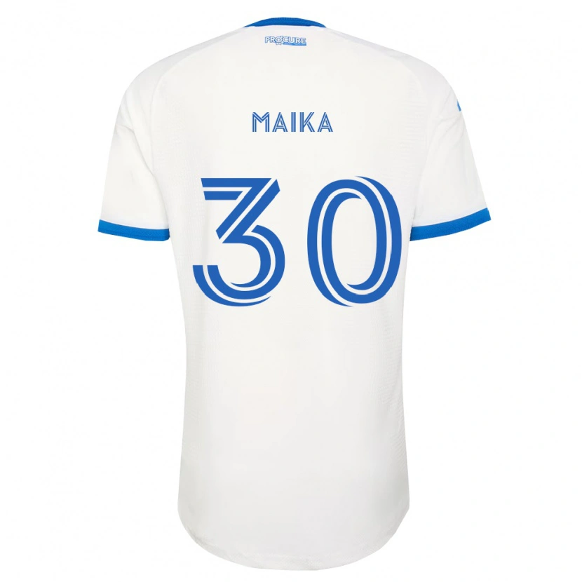 Danxen Niño Camiseta Valcourt Maika #30 Azul Cielo Blanco 2ª Equipación 2026/27 La Camisa