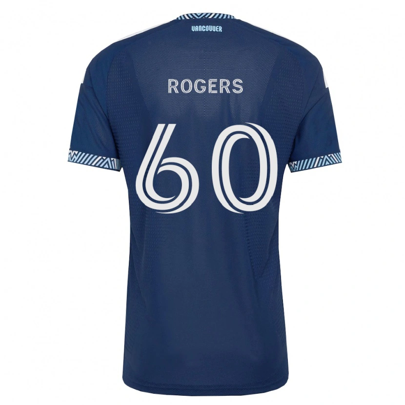 Danxen Niño Camiseta Sam Rogers #60 Azul Profundo Blanco 2ª Equipación 2026/27 La Camisa