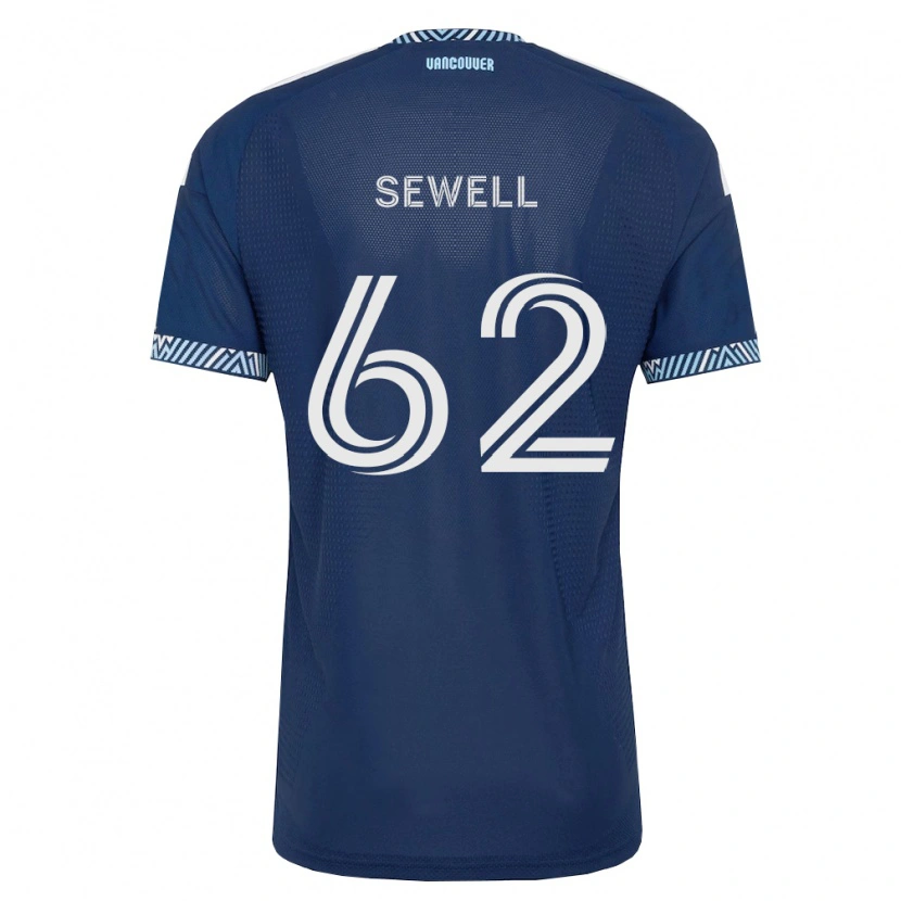 Danxen Niño Camiseta Ryder Sewell #62 Azul Profundo Blanco 2ª Equipación 2026/27 La Camisa
