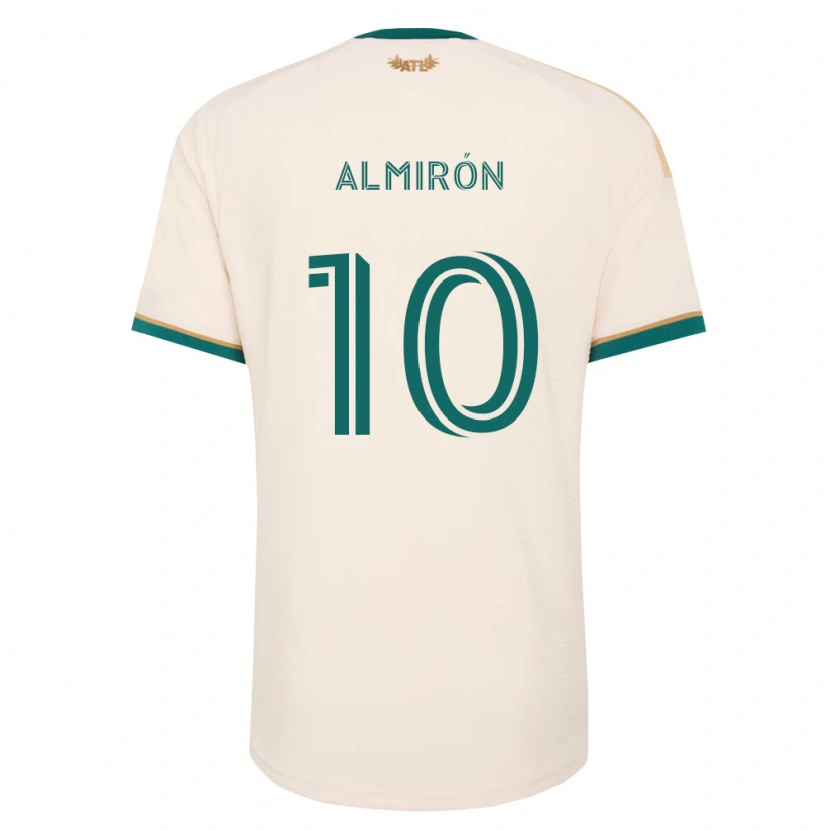 Danxen Niño Camiseta Miguel Almirón #10 Verde Champán 2ª Equipación 2026/27 La Camisa