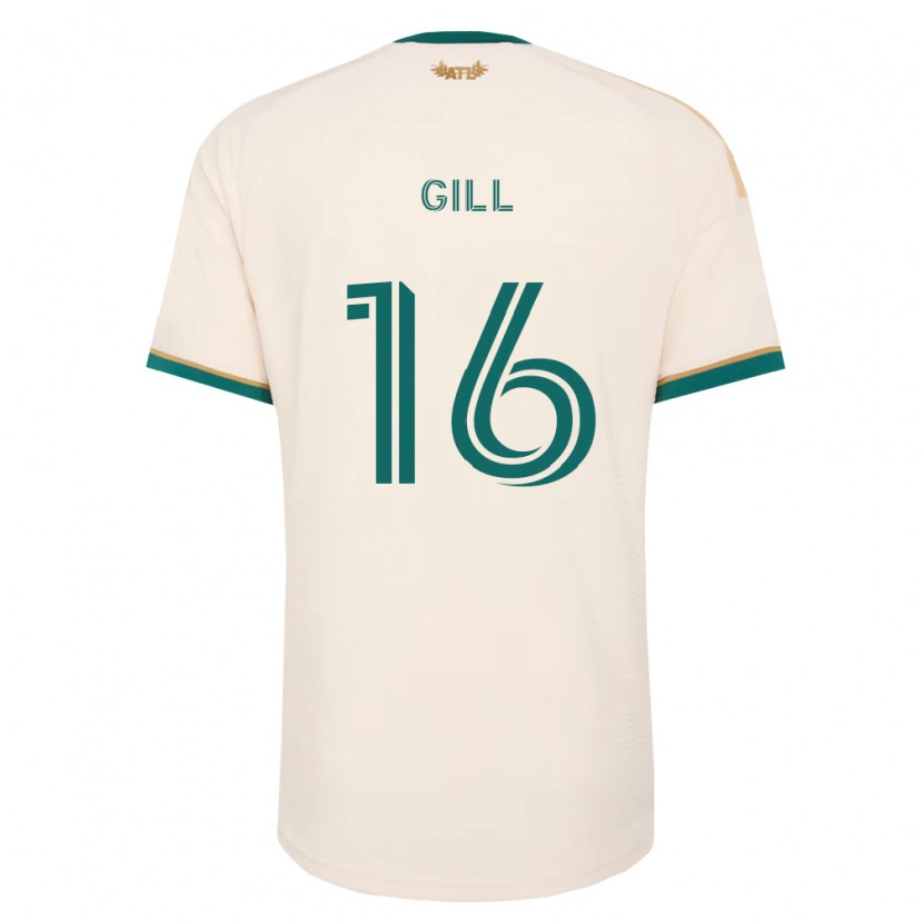 Danxen Niño Camiseta Adrian Gill #16 Verde Champán 2ª Equipación 2026/27 La Camisa