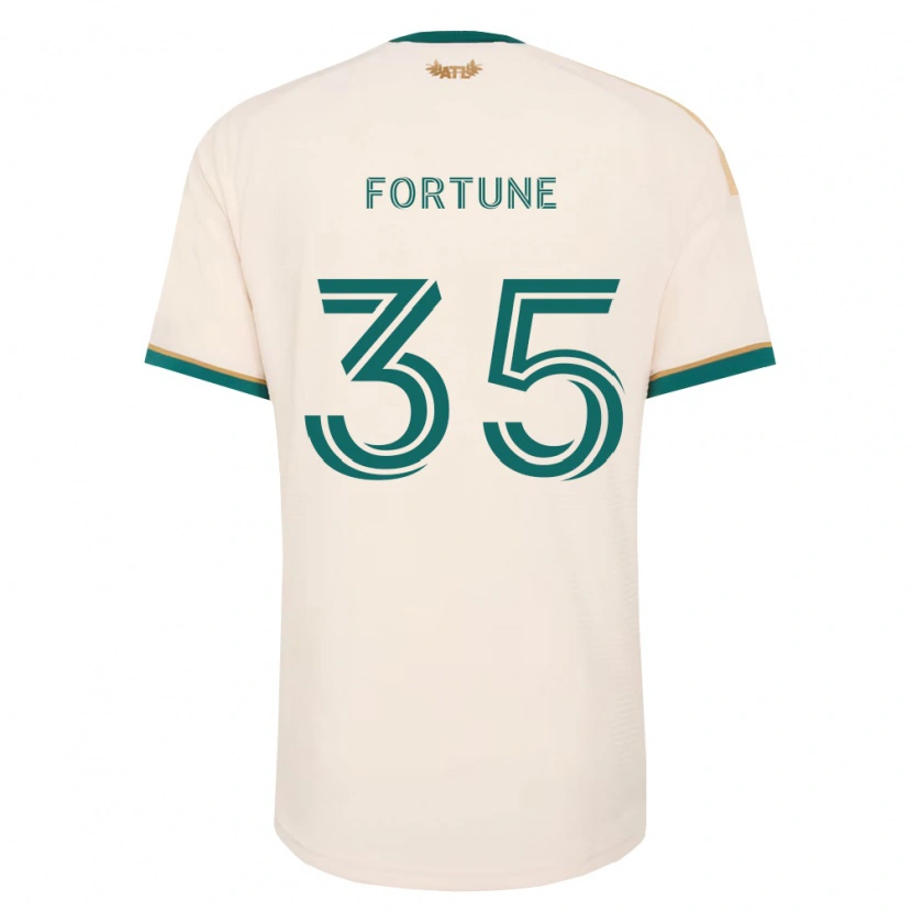 Danxen Niño Camiseta Ajani Fortune #35 Verde Champán 2ª Equipación 2026/27 La Camisa