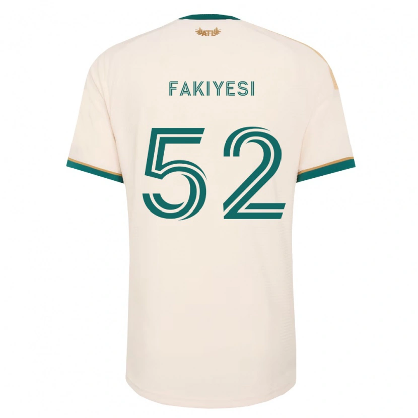 Danxen Niño Camiseta Seyi Fakiyesi #52 Verde Champán 2ª Equipación 2026/27 La Camisa
