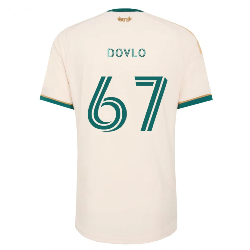 Danxen Niño Camiseta Enzo Dovlo #67 Verde Champán 2ª Equipación 2026/27 La Camisa