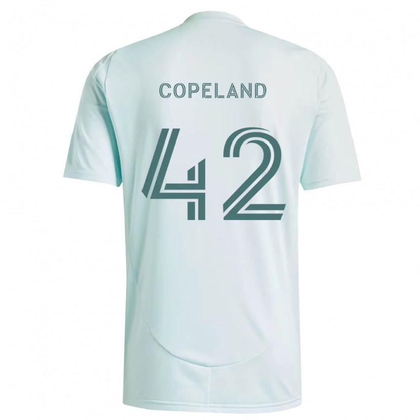 Danxen Niño Camiseta Josh Copeland #42 Blanco Verde Claro 2ª Equipación 2026/27 La Camisa