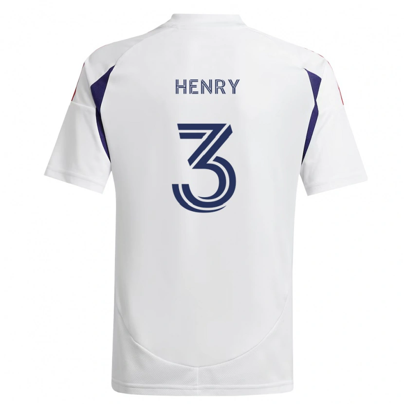 Danxen Niño Camiseta Kobi Henry #3 Azul Real Rojo Marrón 2ª Equipación 2026/27 La Camisa