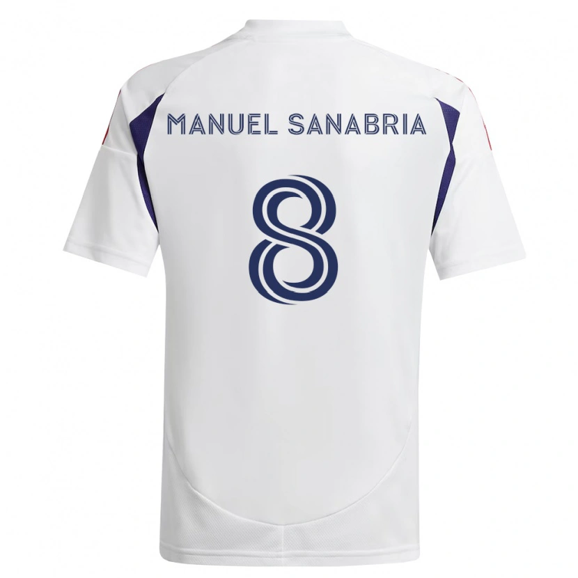 Danxen Niño Camiseta Juan Manuel Sanabria #8 Azul Real Rojo Marrón 2ª Equipación 2026/27 La Camisa