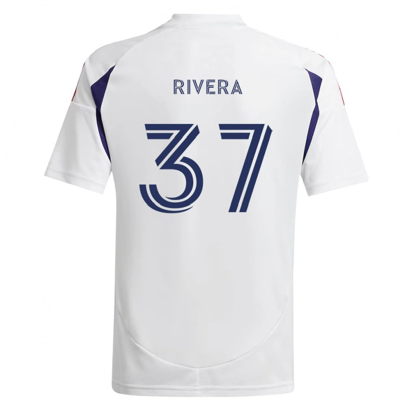 Danxen Niño Camiseta Luis Rivera #37 Azul Real Rojo Marrón 2ª Equipación 2026/27 La Camisa