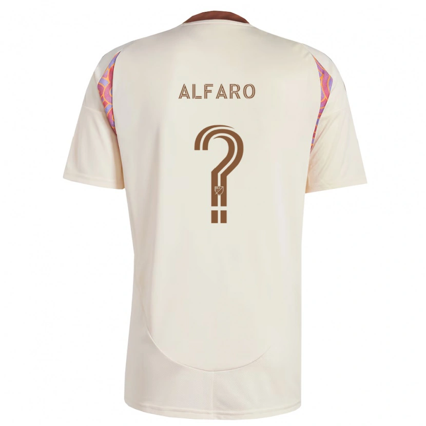 Danxen Niño Camiseta Antonio Alfaro #0 Rosa Blanco Roto 2ª Equipación 2026/27 La Camisa
