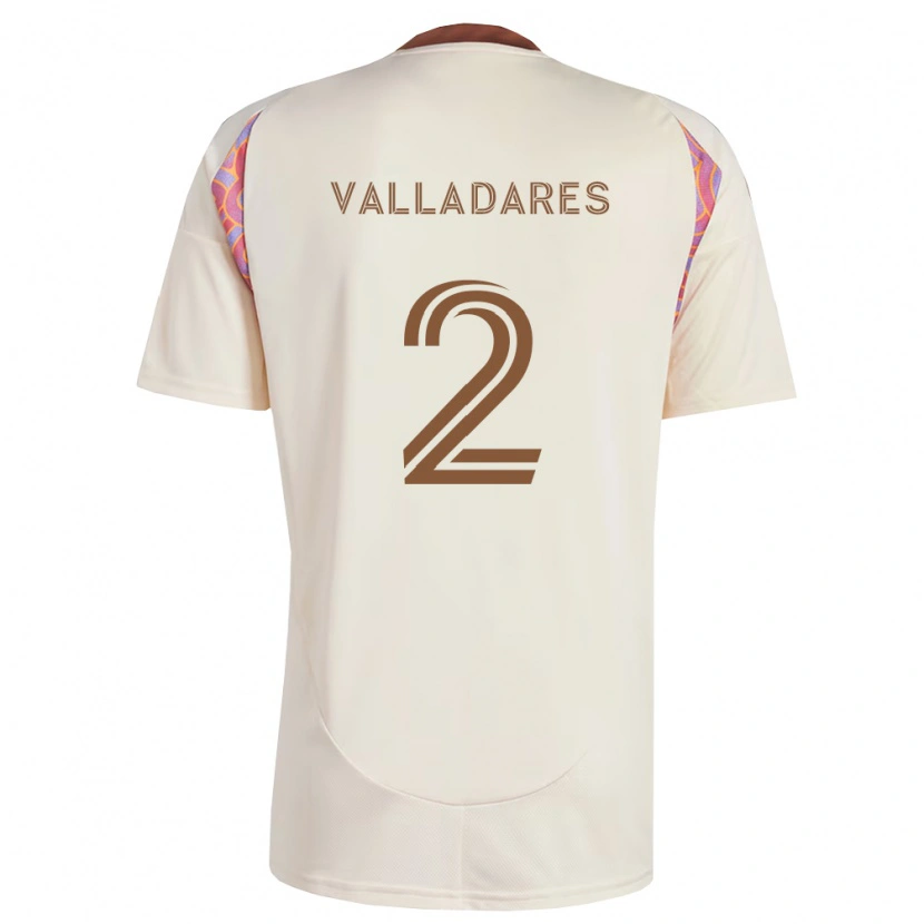 Danxen Niño Camiseta Edenilson Valladares #2 Rosa Blanco Roto 2ª Equipación 2026/27 La Camisa
