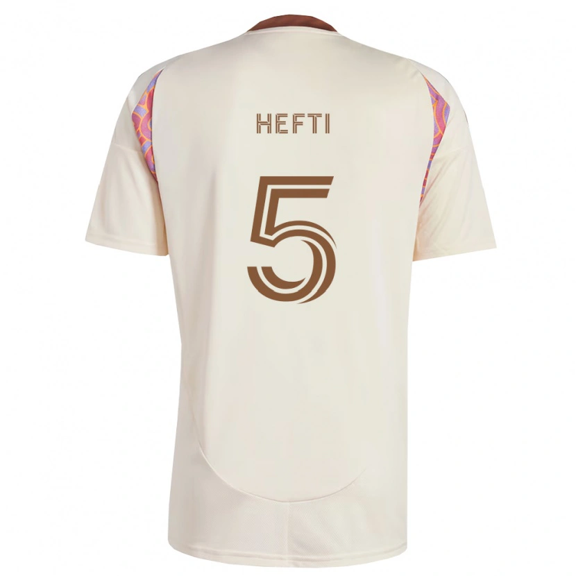 Danxen Niño Camiseta Silvan Hefti #5 Rosa Blanco Roto 2ª Equipación 2026/27 La Camisa