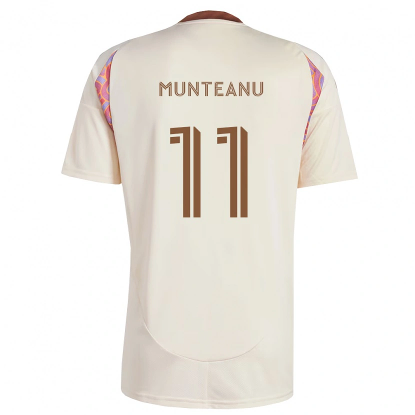Danxen Niño Camiseta Louis Munteanu #11 Rosa Blanco Roto 2ª Equipación 2026/27 La Camisa
