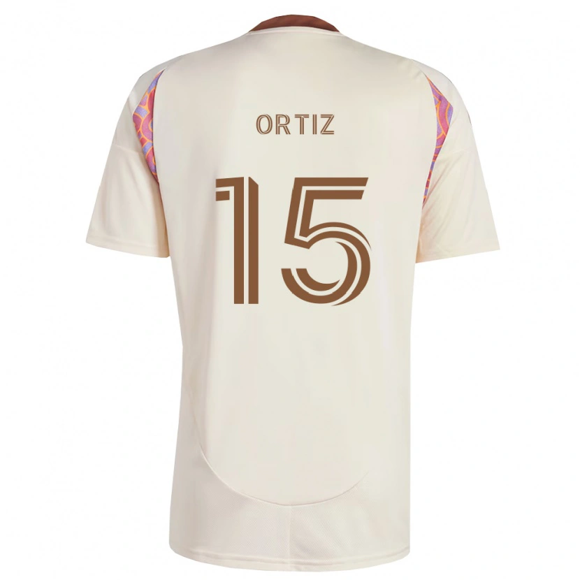 Danxen Niño Camiseta Edwin Ortiz #15 Rosa Blanco Roto 2ª Equipación 2026/27 La Camisa