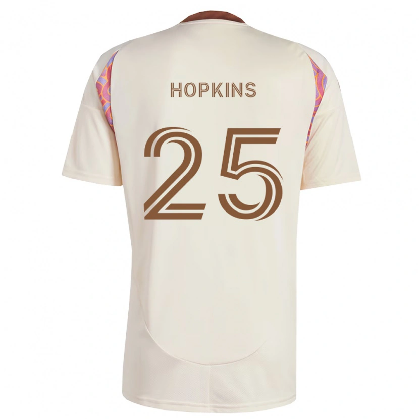 Danxen Niño Camiseta Jackson Hopkins #25 Rosa Blanco Roto 2ª Equipación 2026/27 La Camisa