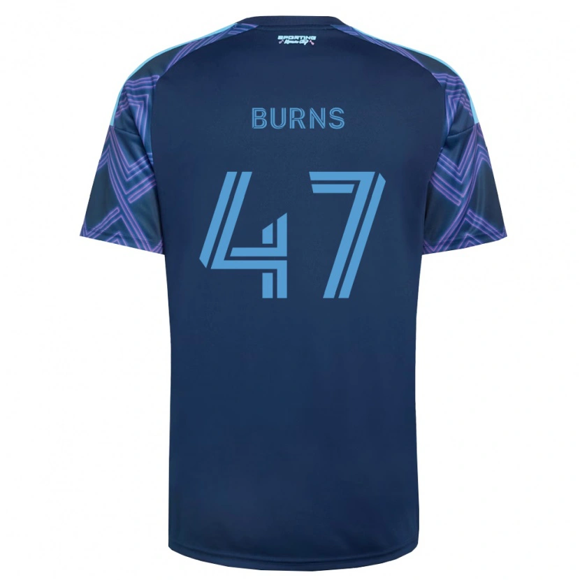 Danxen Niño Camiseta Trevor Burns #47 Azul Real Morado 2ª Equipación 2026/27 La Camisa