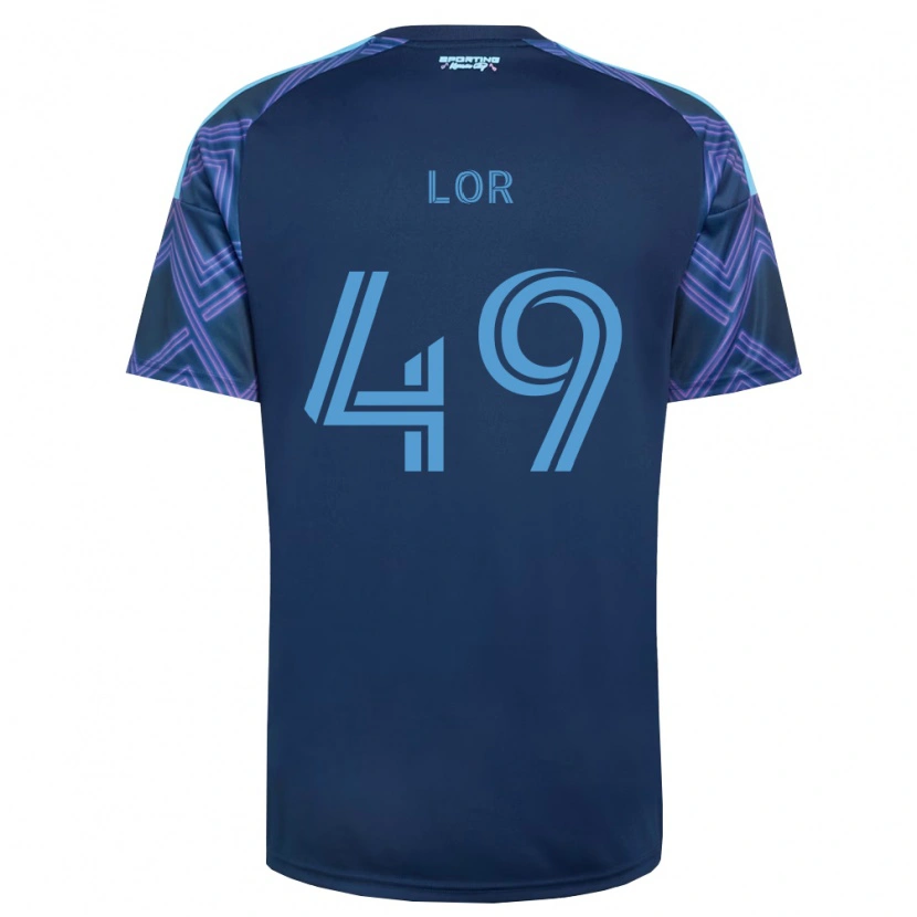 Danxen Niño Camiseta Troy Lor #49 Azul Real Morado 2ª Equipación 2026/27 La Camisa