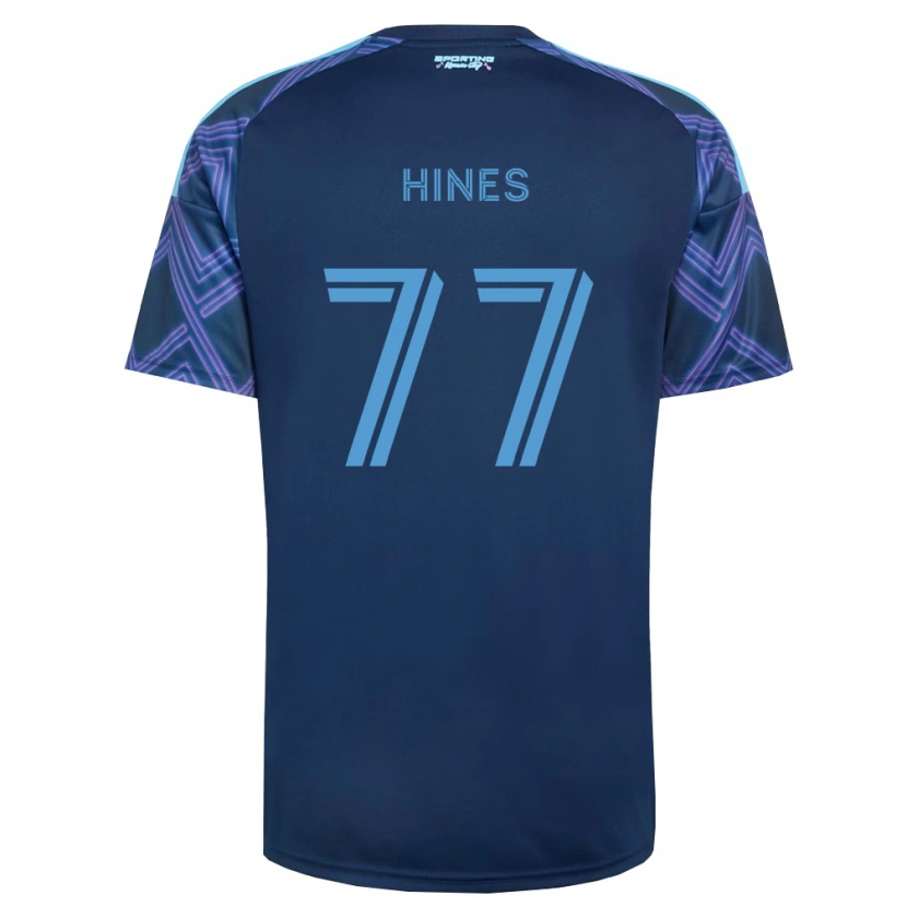 Danxen Niño Camiseta Kashan Hines #77 Azul Real Morado 2ª Equipación 2026/27 La Camisa