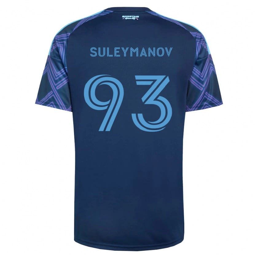 Danxen Niño Camiseta Shapi Suleymanov #93 Azul Real Morado 2ª Equipación 2026/27 La Camisa