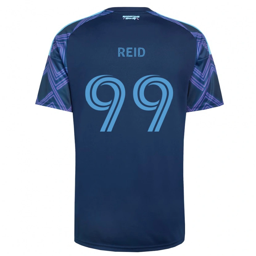 Danxen Niño Camiseta Jayden Reid #99 Azul Real Morado 2ª Equipación 2026/27 La Camisa