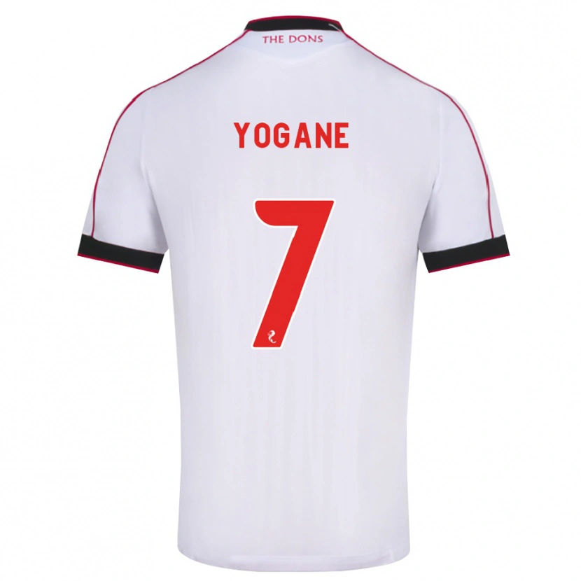 Danxen Niño Camiseta Tony Yogane #7 Negro Rojo Blanco 2ª Equipación 2026/27 La Camisa