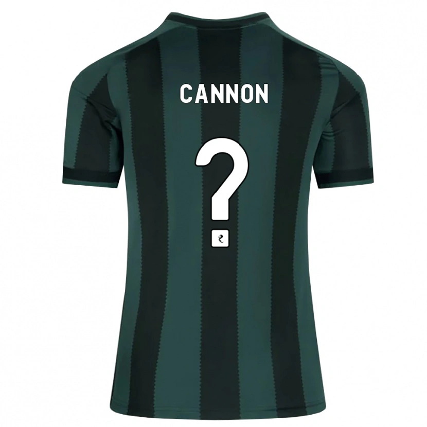 Danxen Niño Camiseta Aidan Cannon #0 Gris Pizarra Oscuro Negro 2ª Equipación 2026/27 La Camisa