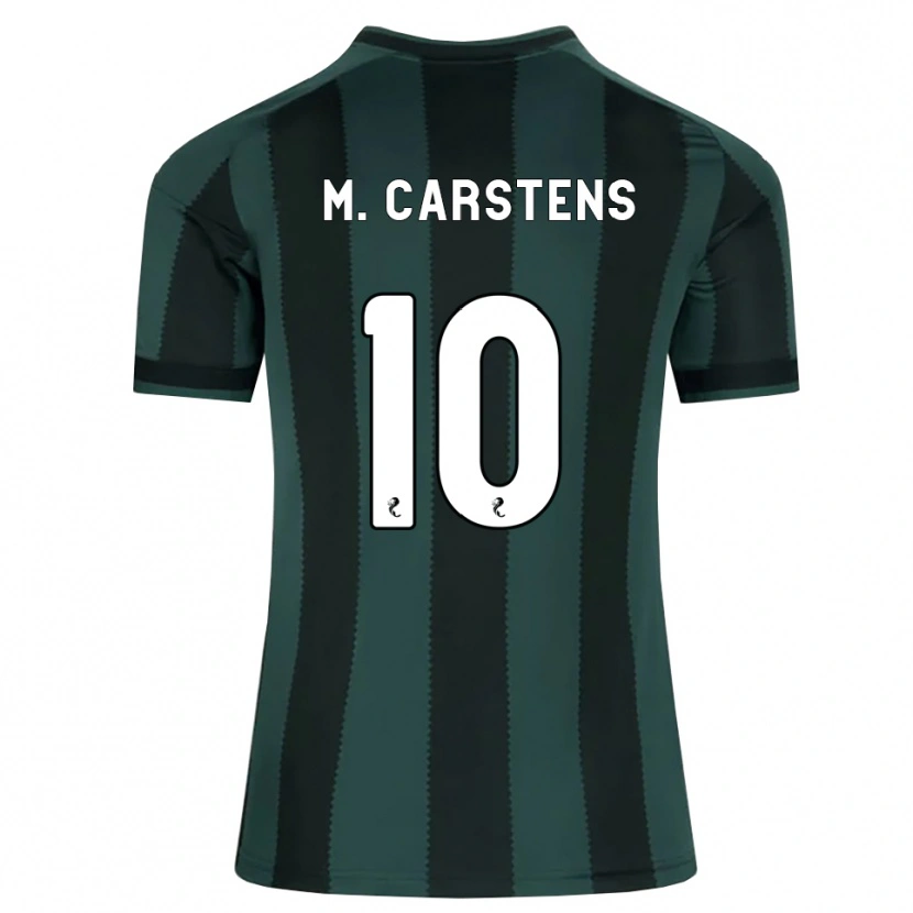 Danxen Niño Camiseta Mathilde Carstens #10 Gris Pizarra Oscuro Negro 2ª Equipación 2026/27 La Camisa