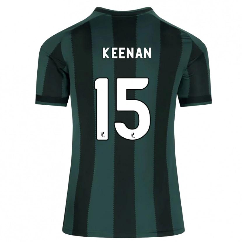 Danxen Niño Camiseta Calvin Keenan #15 Gris Pizarra Oscuro Negro 2ª Equipación 2026/27 La Camisa