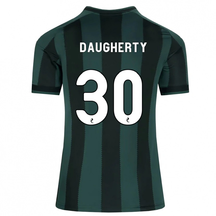 Danxen Niño Camiseta Kelsey Daugherty #30 Gris Pizarra Oscuro Negro 2ª Equipación 2026/27 La Camisa
