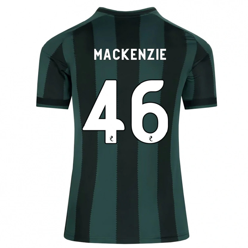 Danxen Niño Camiseta Magnus Mackenzie #46 Gris Pizarra Oscuro Negro 2ª Equipación 2026/27 La Camisa